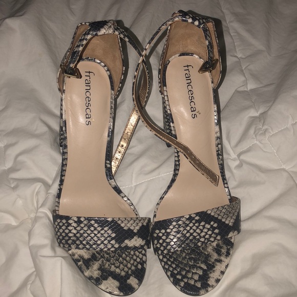 Snakeskin Heels - Picture 2 of 2